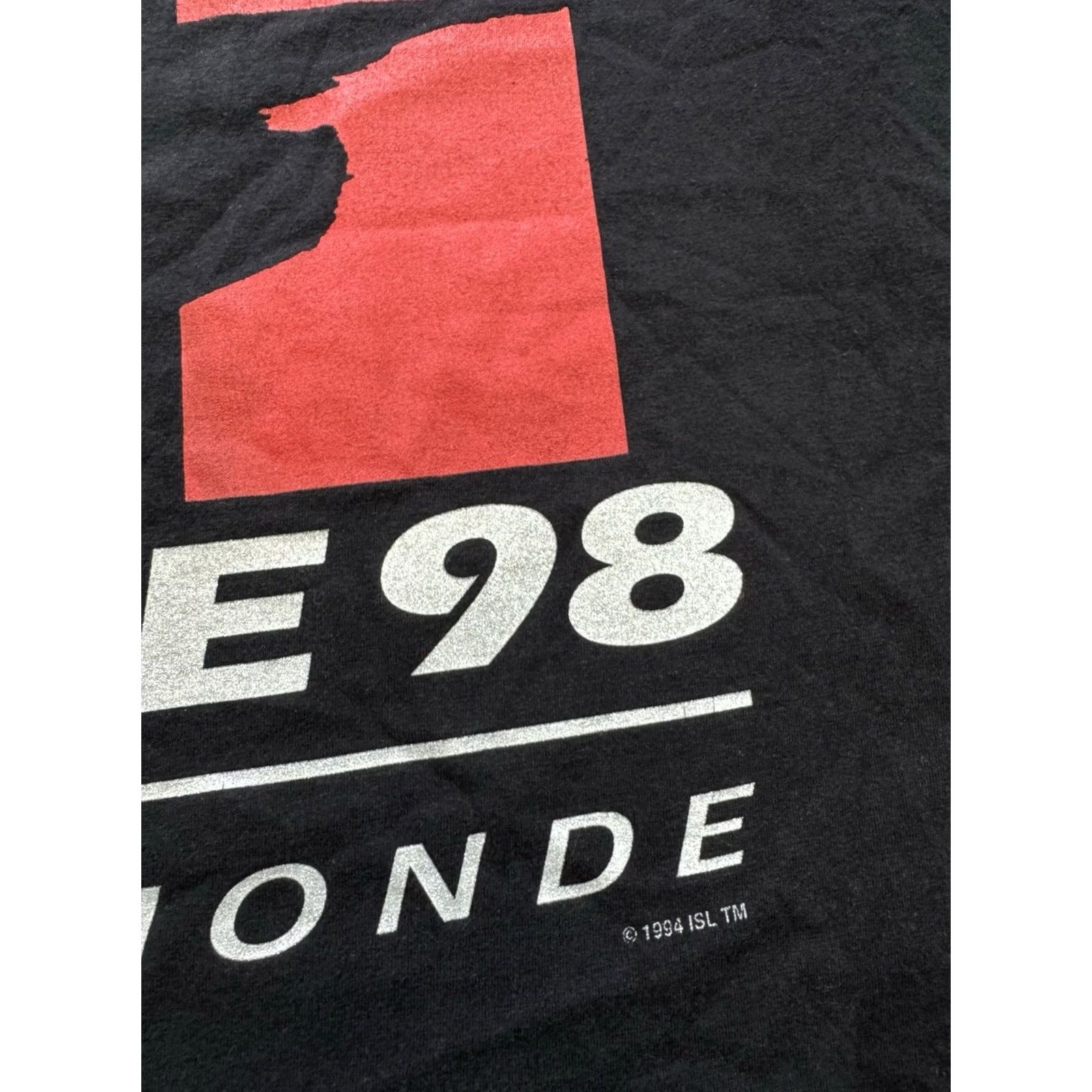 Adidas VINTAGE adidas France 98 World Cup T-Shirt Black L Men Soccer Tee Size US L / EU 52-54 / 3 - 5 Thumbnail