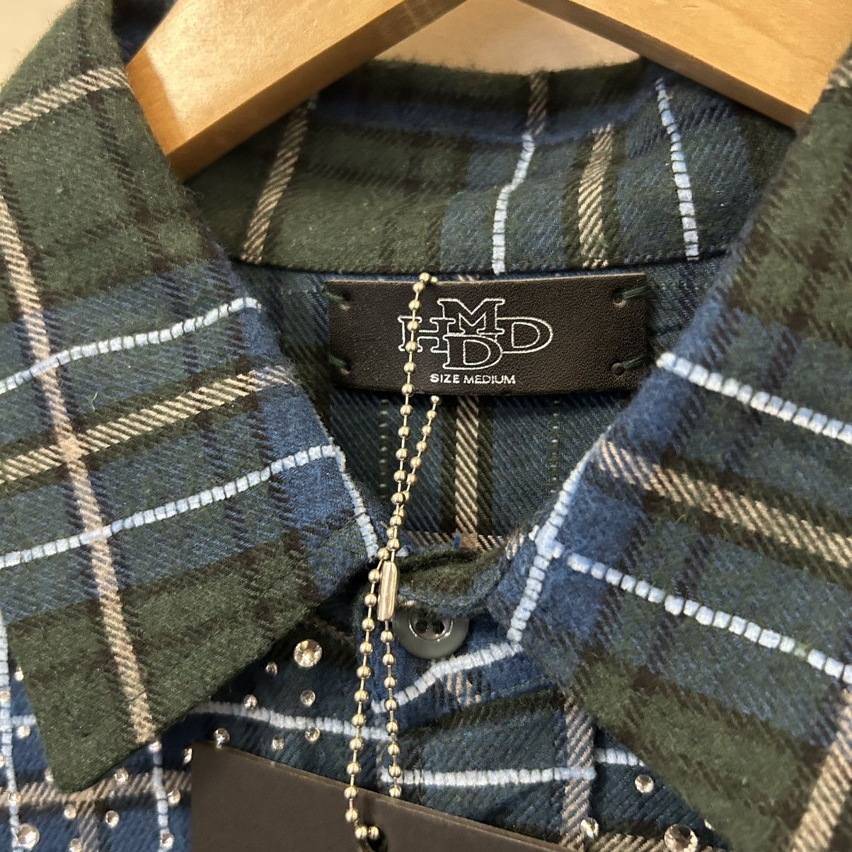 HMDD HMDD Disco Flannel Blue Green Size US M / EU 48-50 / 2 - 3 Thumbnail