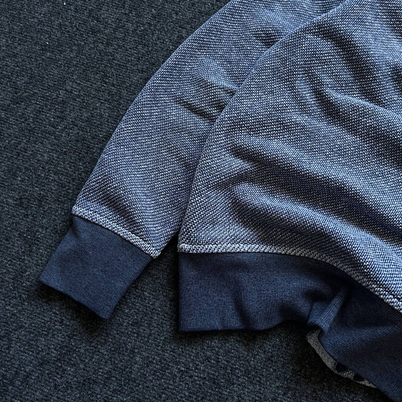 Urban Pipeline VTG Knit Zip Hoodie Piping Hot Size M Dark Blue Y2K 00s USA Size US M / EU 48-50 / 2 - 13 Thumbnail