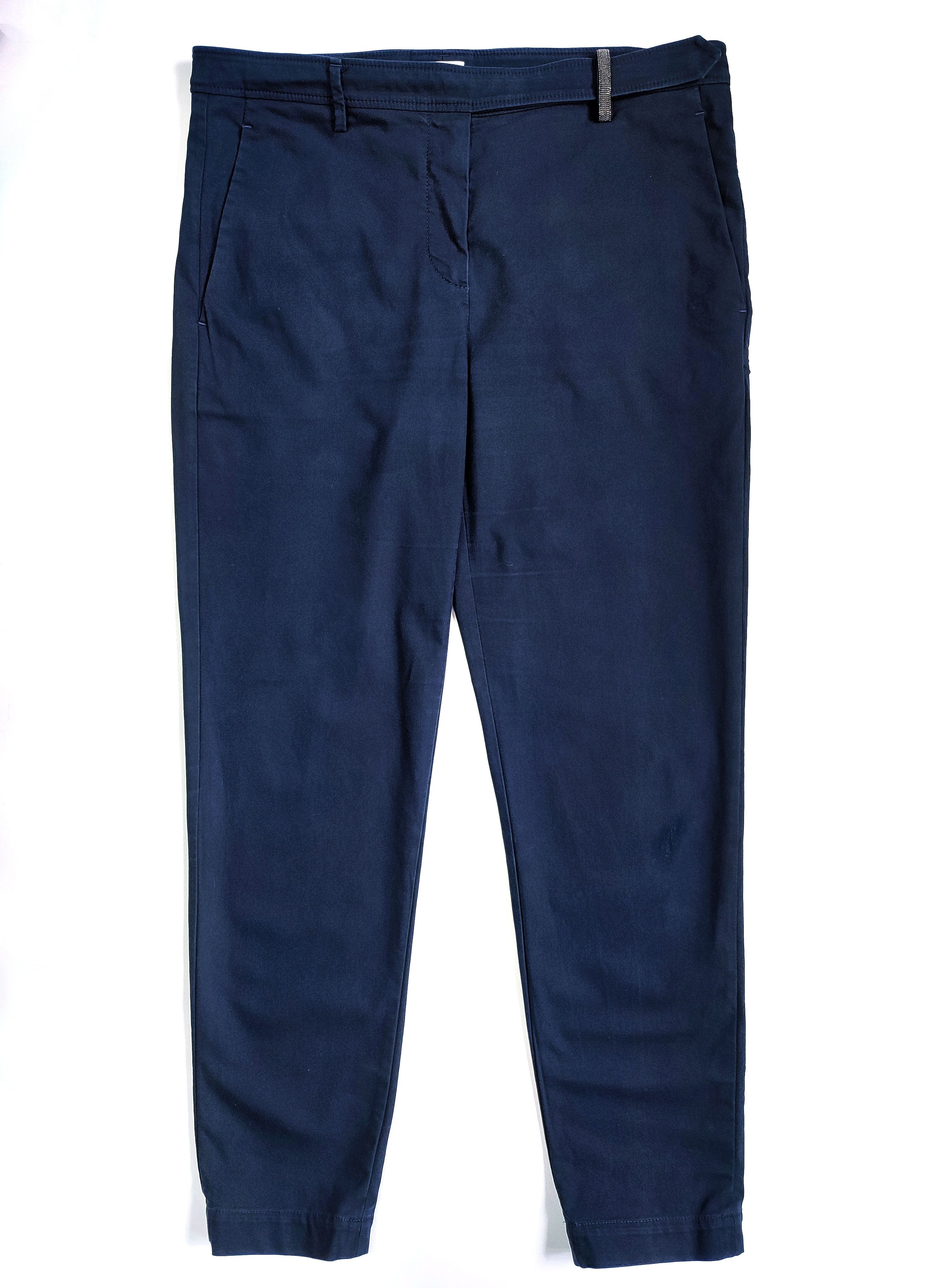 Brunello Cucinelli Brunello Cucinelli Monolithic Chain Casual Pants Size 32" / US 10 / IT 46 - 2 Thumbnail