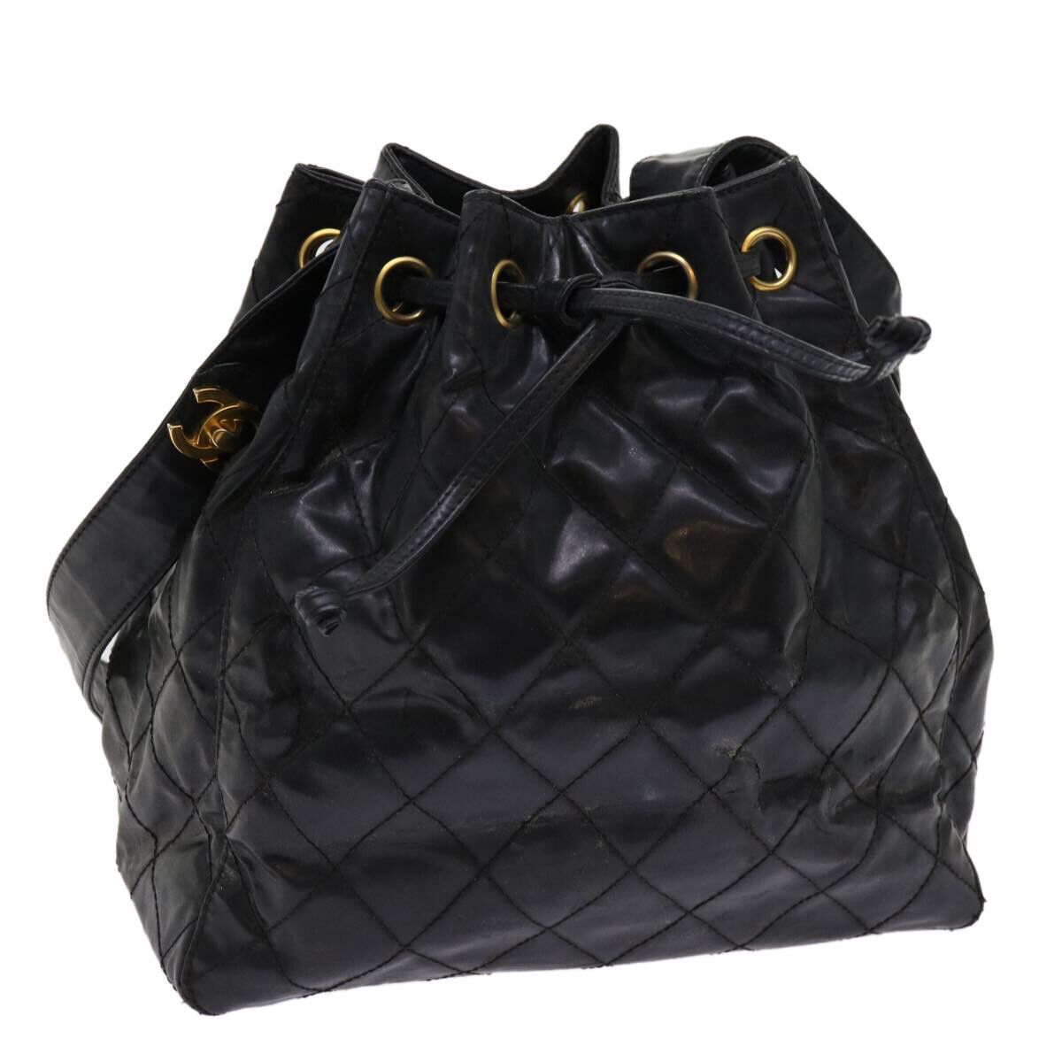 Chanel CHANEL Matelasse Shoulder Bag Patent leather Black Size ONE SIZE - 1 Thumbnail