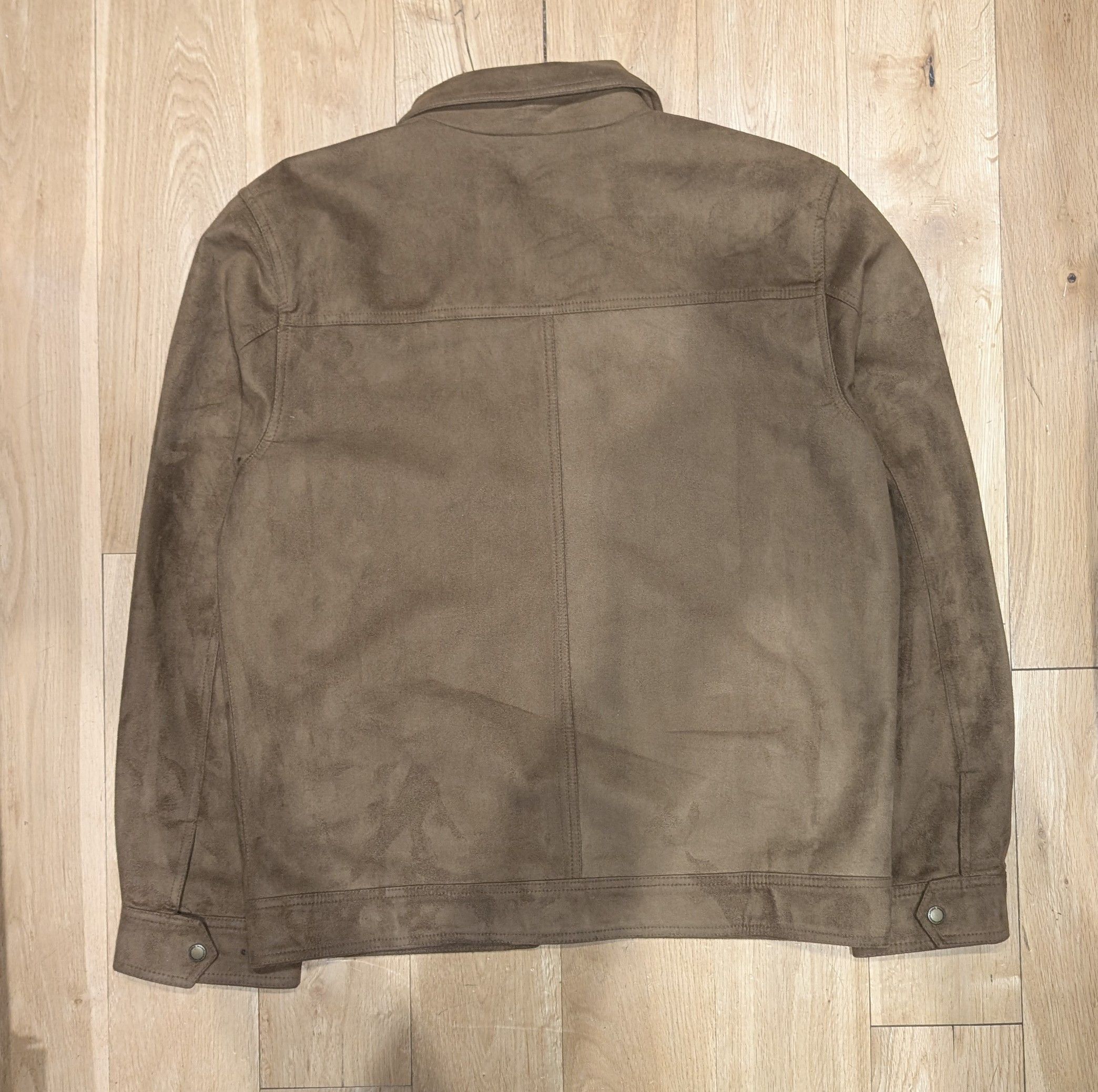 Emporio Armani Brown Emporio Fashion Armani Suede Leather Jacket Size XL Size US XL / EU 56 / 4 - 7 Thumbnail