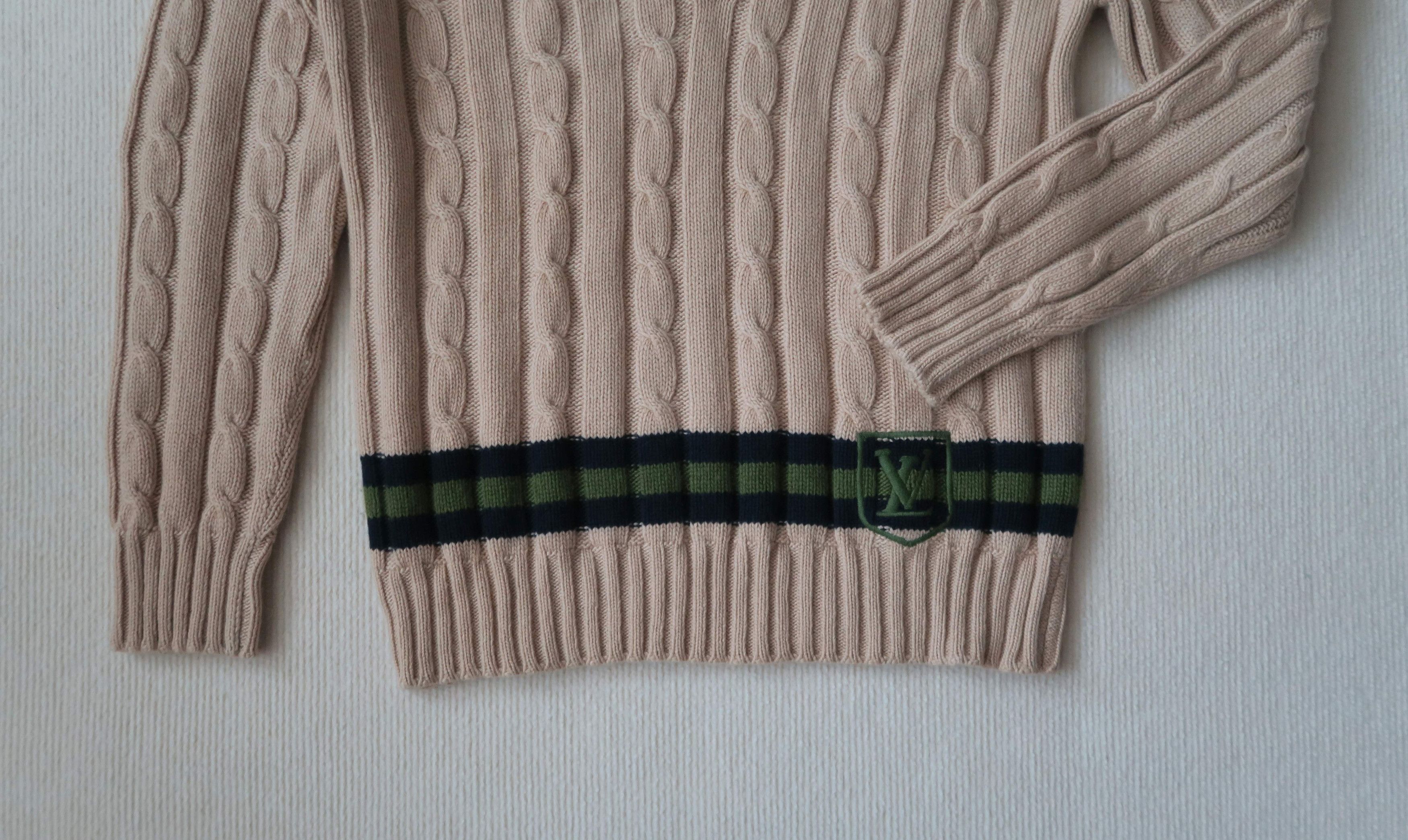 Louis Vuitton Louis Vuitton LV Embroidered Preppy Knitted Pullover Size US M / EU 48-50 / 2 - 4 Thumbnail