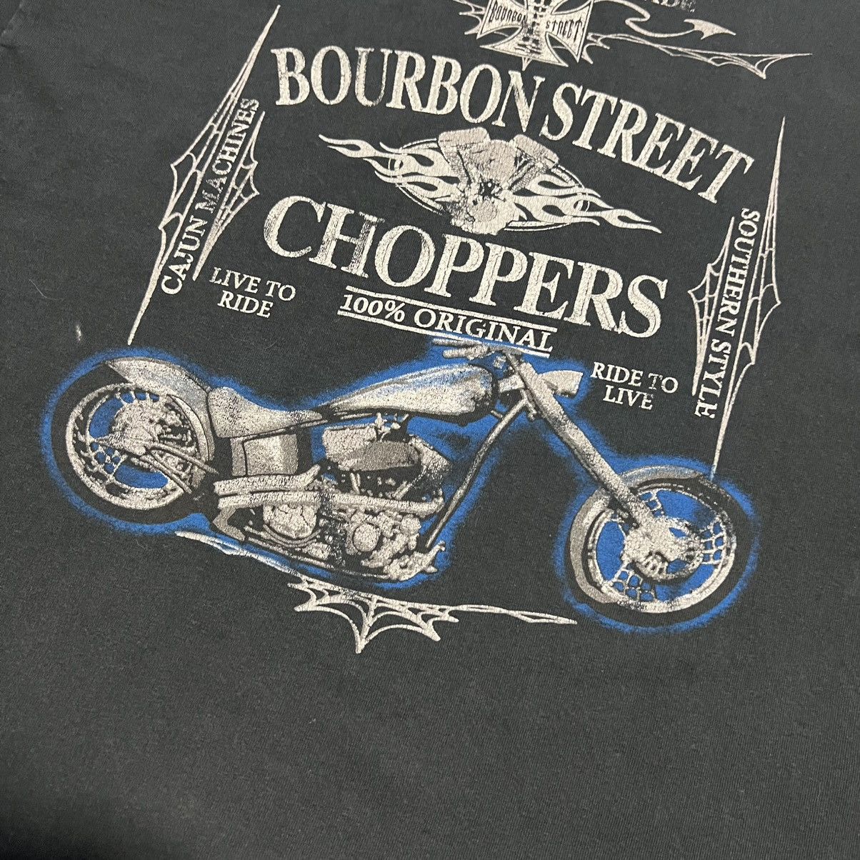 West Coast Choppers Vintage West Coast Choppers Bourbon Street Biker Tee Y2K Size US M / EU 48-50 / 2 - 6 Thumbnail
