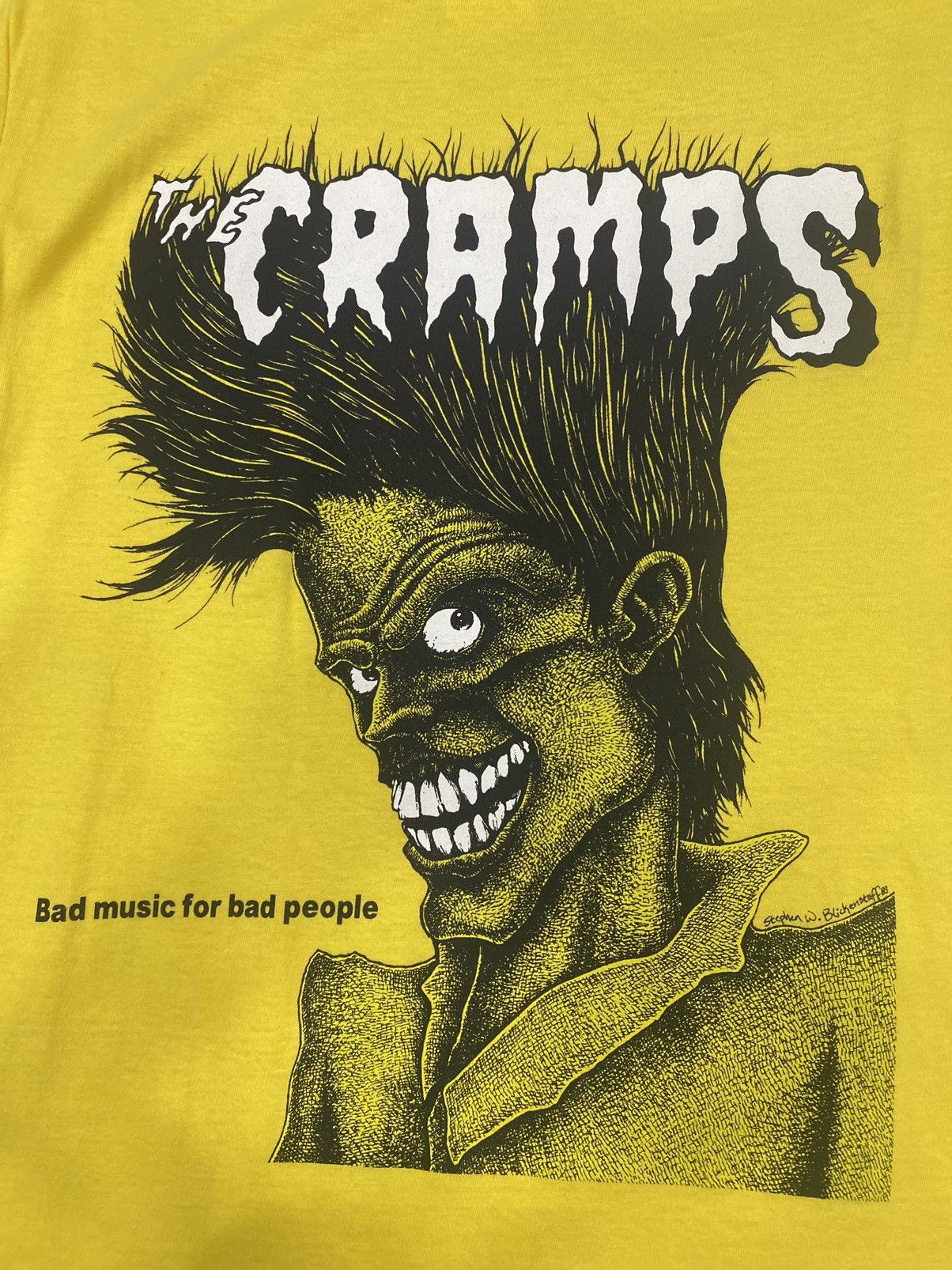Band Tees 💥THE CRAMPS punk rock band stephen w. Blickenstaff shirt Size US M / EU 48-50 / 2 - 3 Thumbnail