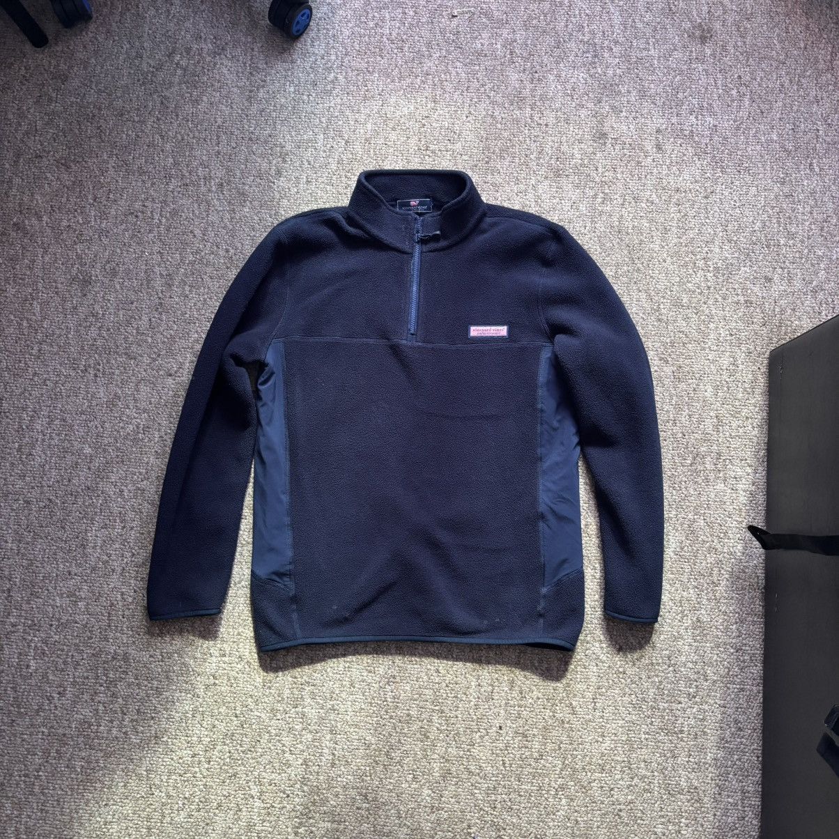 Vineyard Vines Vineyard Vines Navy Quarter-Zip Size US M / EU 48-50 / 2 - 1 Thumbnail