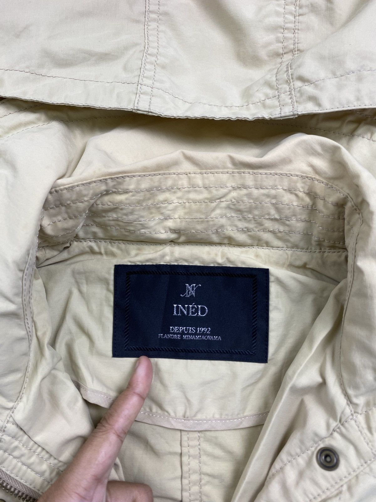 Yohji Yamamoto Vintage Yohji Yamamoto Ined Parka Hoodie Jacket Size US M / EU 48-50 / 2 - 10 Thumbnail