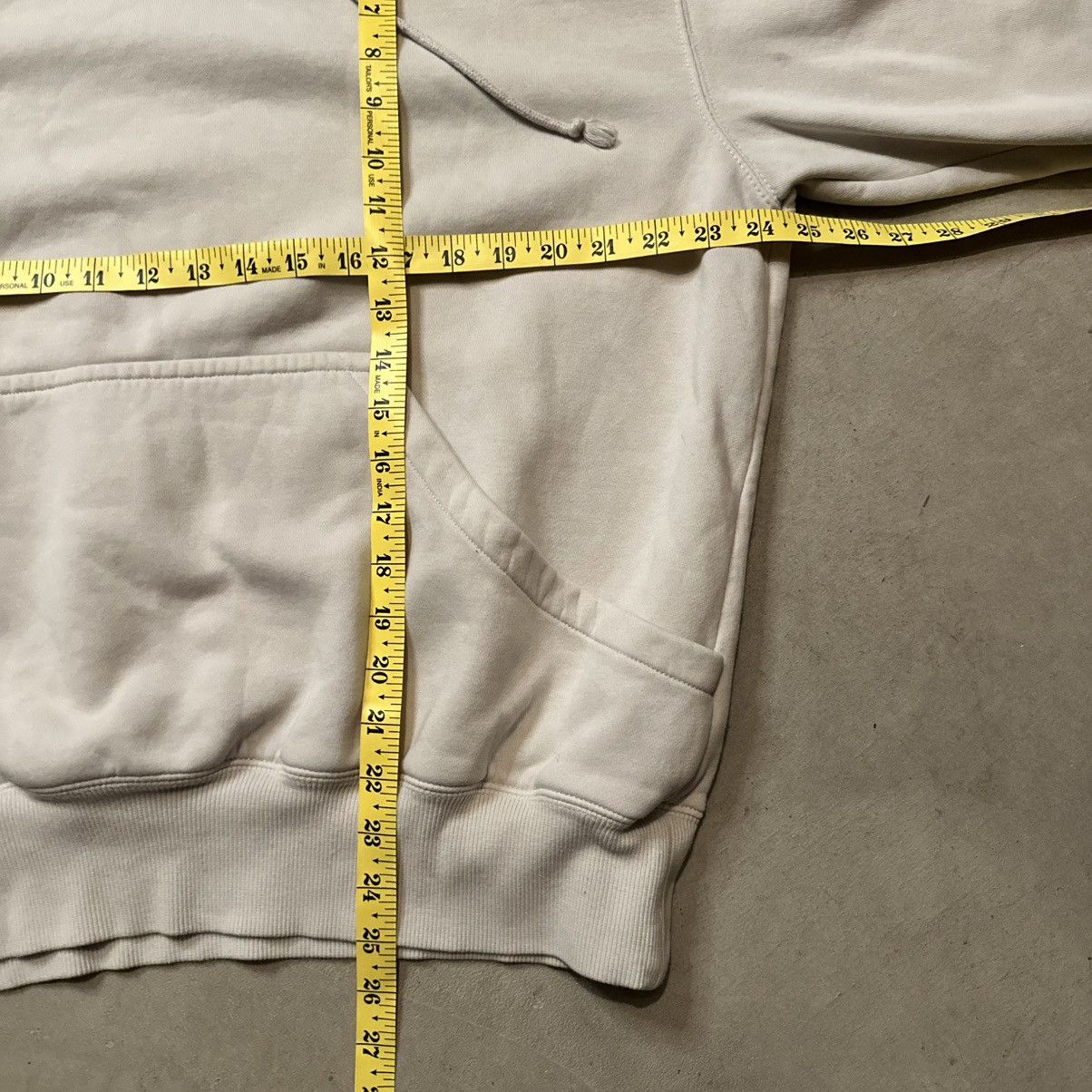 Nike Cream Nike Center Swoosh Sweatshirt Hoodie Size M Size US M / EU 48-50 / 2 - 7 Thumbnail