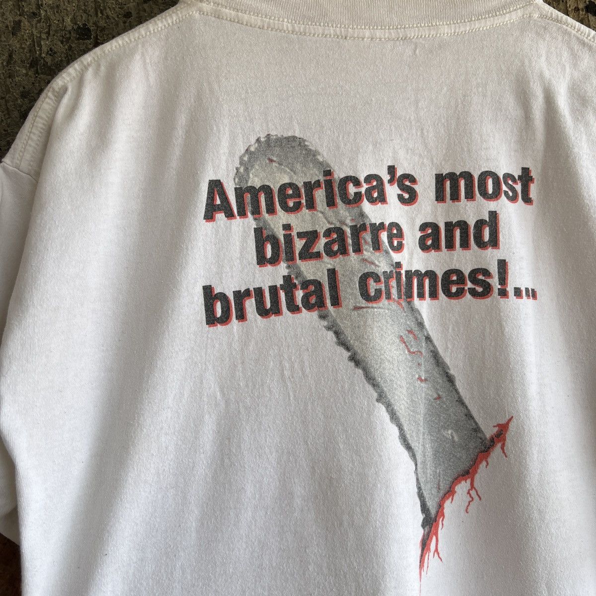 Tultex 1997 The Texas Chainsaw Massacre Horror Move Promo Tee Shirt Size US L / EU 52-54 / 3 - 16 Thumbnail