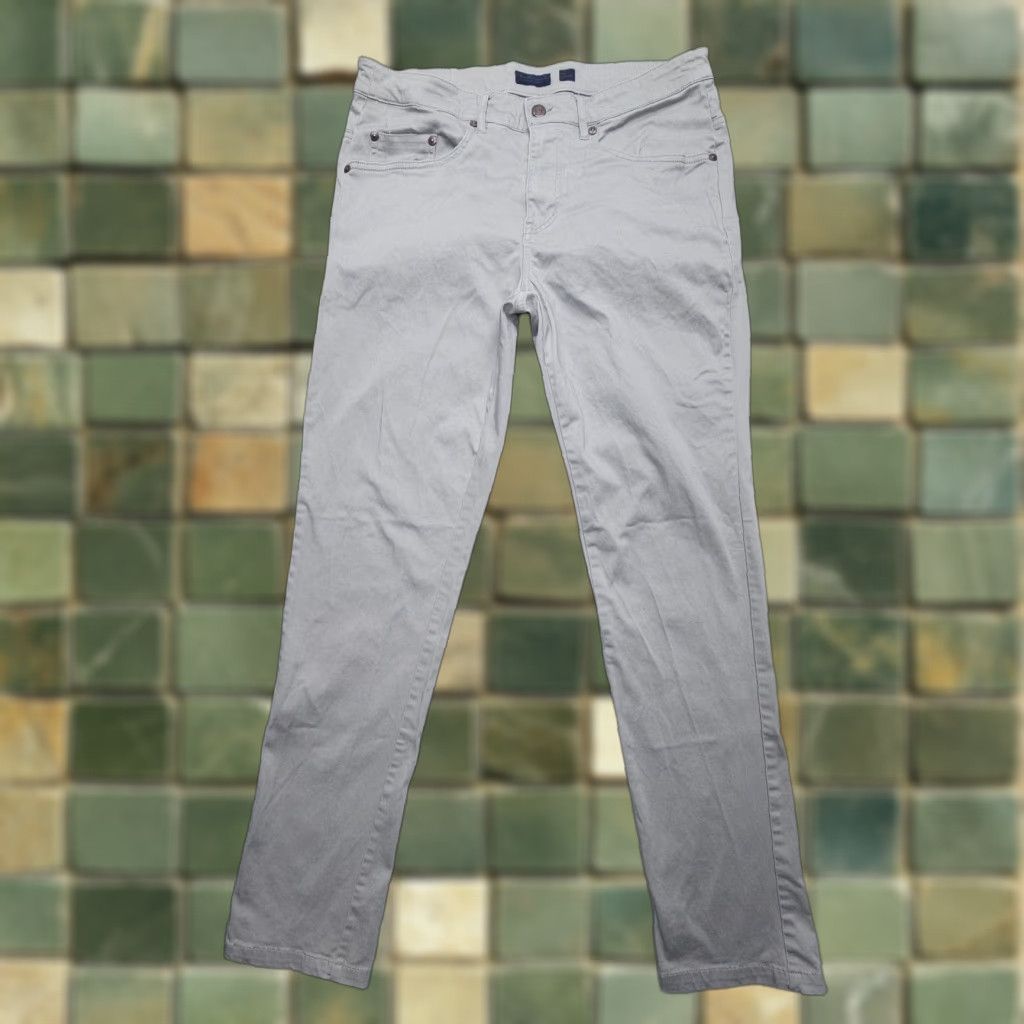 Vintage Southern Marsh Cahaba Comfort Stretch Twill Chino Pants Mens 33 x 32 Gray Preppy Shirt/Hoodie/??? Size US 33 - 1 Thumbnail