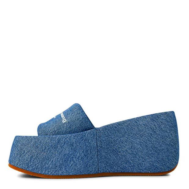 Alexander Wang o1g2r1mq0824 Taji Pltfrm Sandals in Blue Size US 10 / IT 40 - 2 Thumbnail