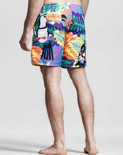 Dsquared2 DSquared2 Toucan Tropical Swim Shorts Loud Graphic Size US 26 / EU 42 - 4 Thumbnail
