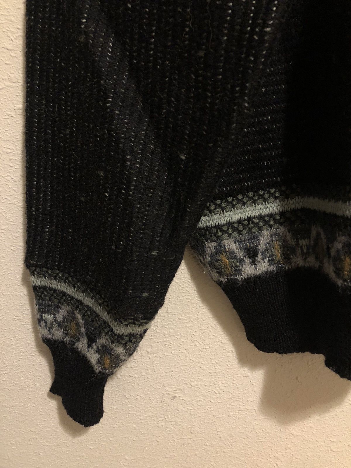 Vintage Vintage Y2K Fiori Blu Wool Knit Pullover Sweater Size US M / EU 48-50 / 2 - 9 Thumbnail
