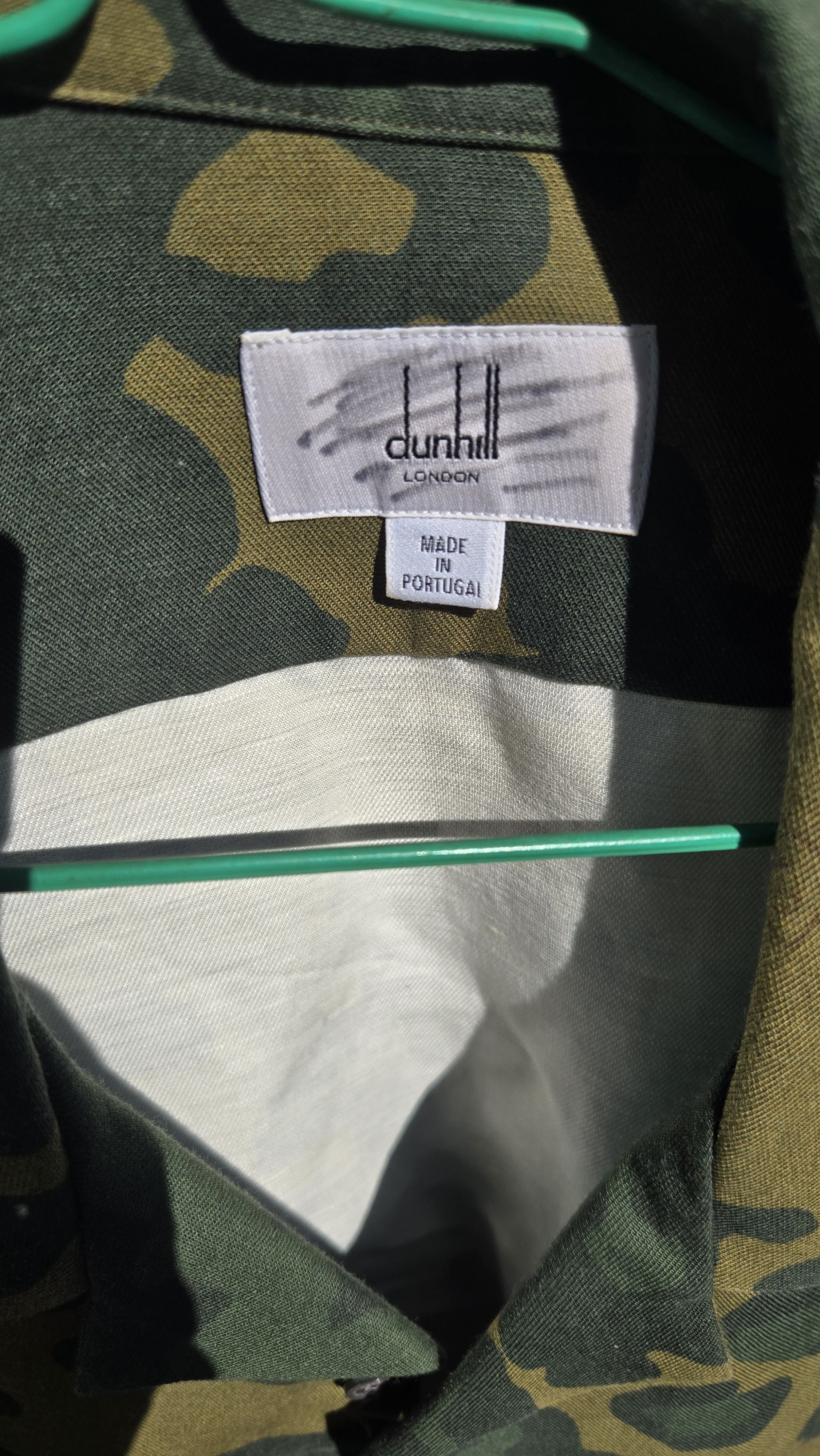Alfred Dunhill Camo Camp Collar Shirt Size US S / EU 44-46 / 1 - 2 Thumbnail