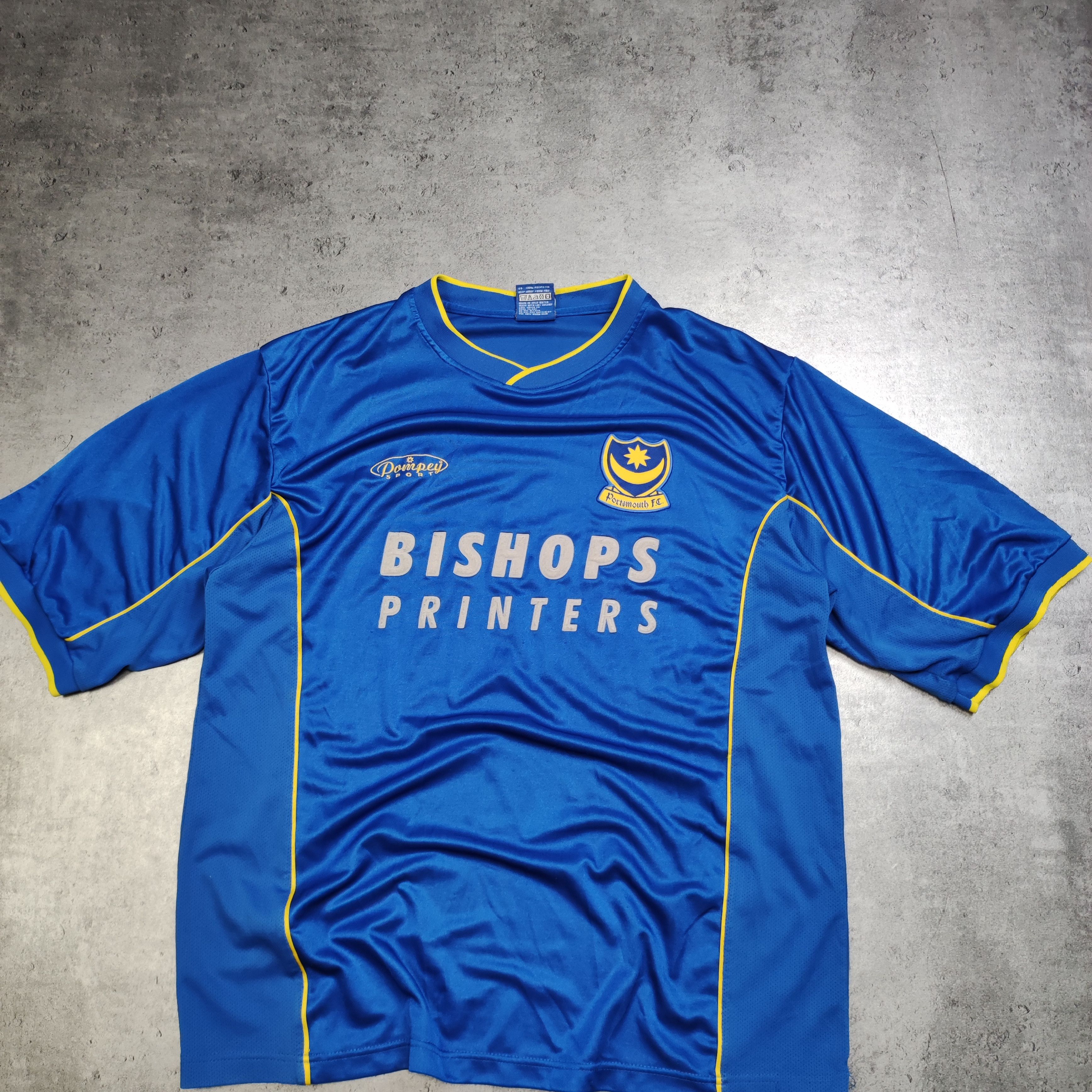 Vintage RARE 2000 OG 90s Portshmouth Football Soccer Home Kit Size US XXL / EU 58 / 5 - 2 Thumbnail