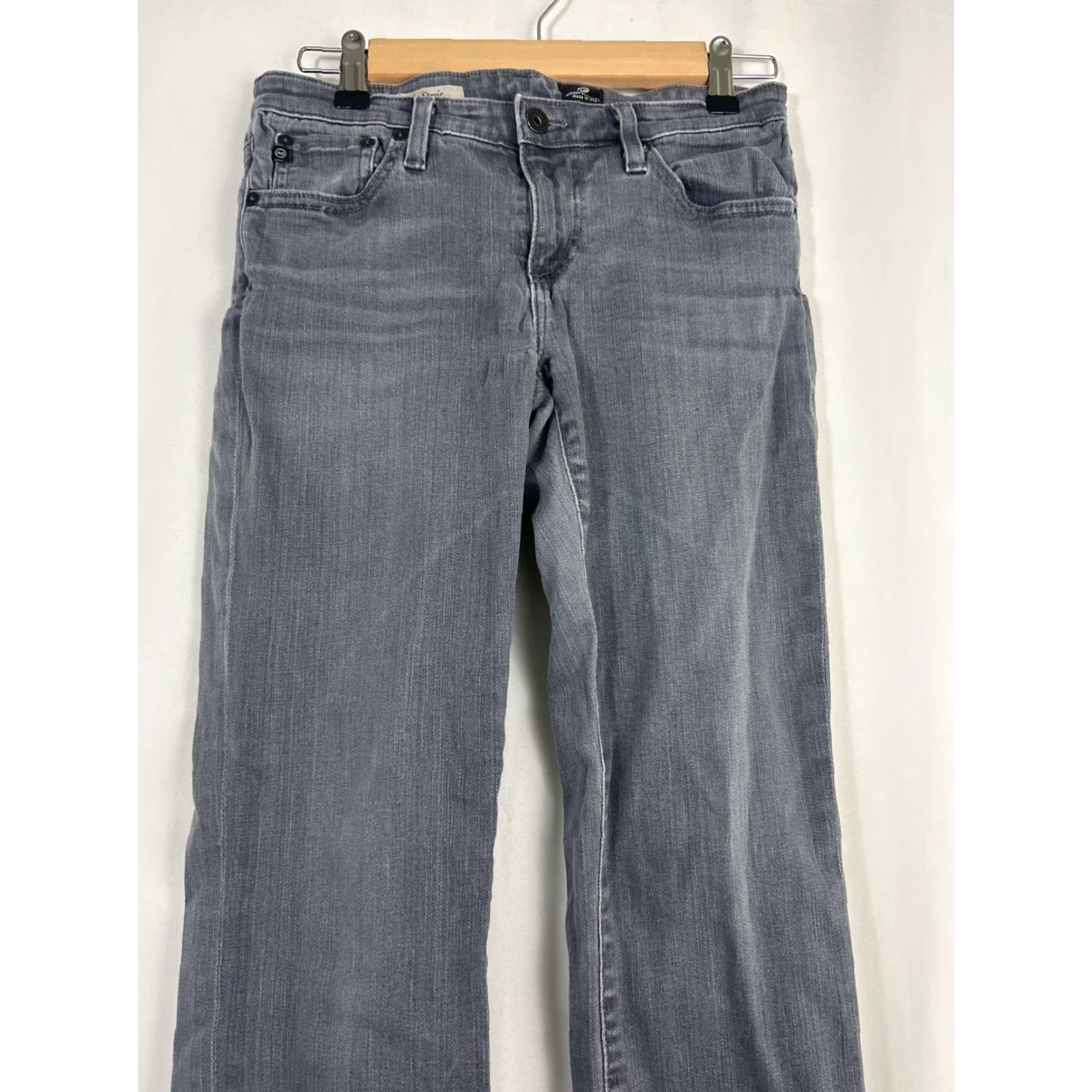 Vintage AG Adriano Goldschmied The Stevie Slim Straight Jeans 28x29 Gray Mens Jeans Size US 28 / EU 44 - 3 Thumbnail