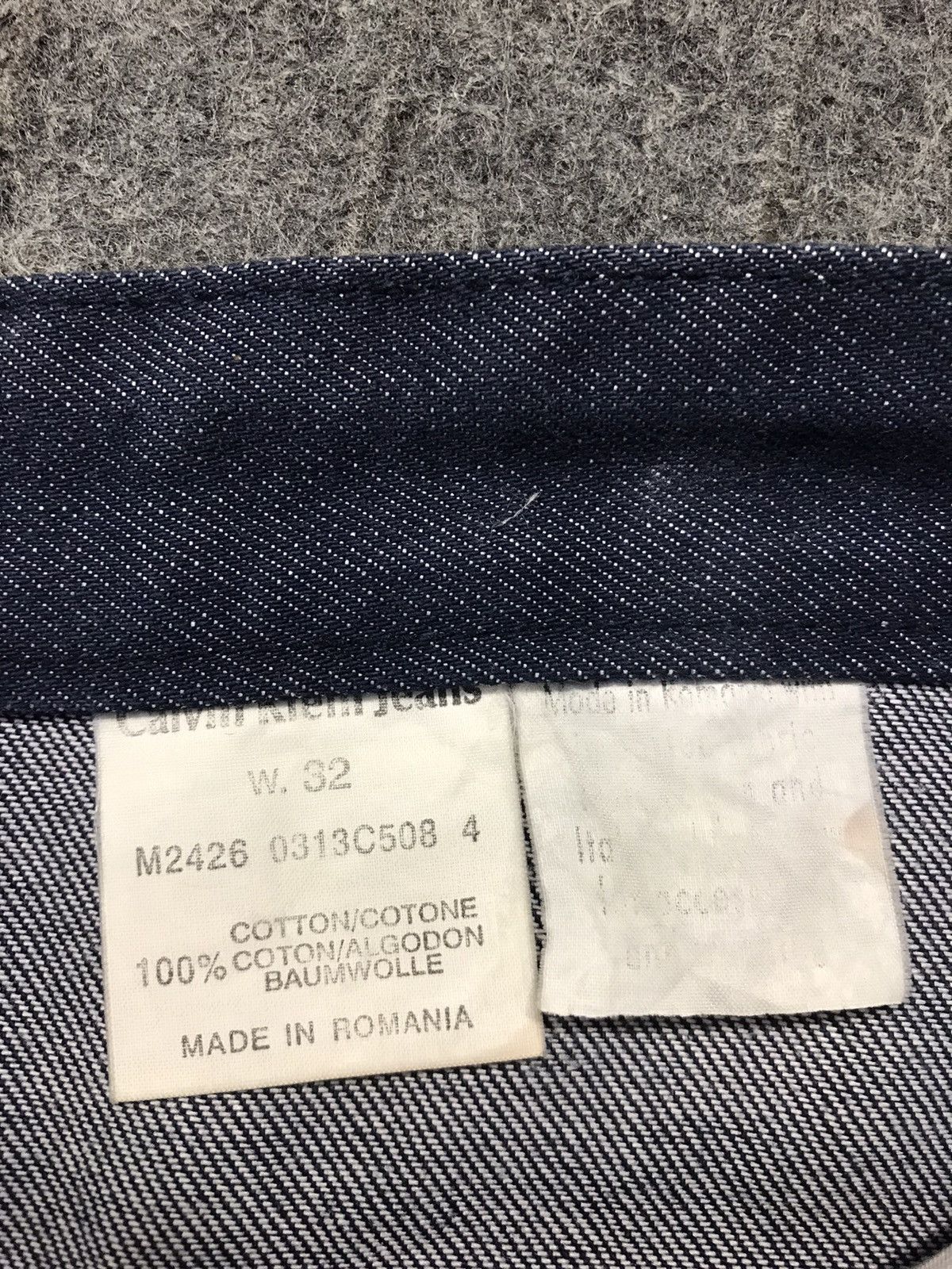 Calvin Klein × Vintage Vintage Calvin Klein Indigo Denim Zipper Size US 30 / EU 46 - 14 Thumbnail