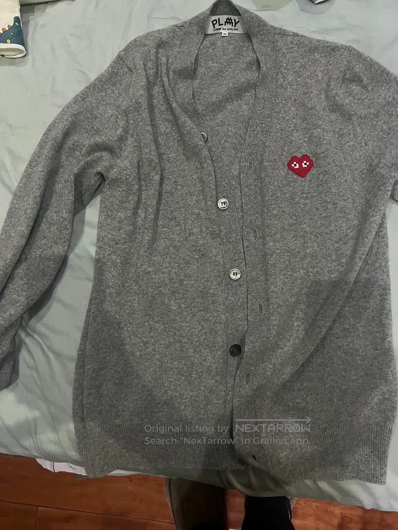 Comme des Garcons Comme Des Garcons Classic limited edition gray wool cardig Size M / US 6-8 / IT 42-44 - 1 Thumbnail