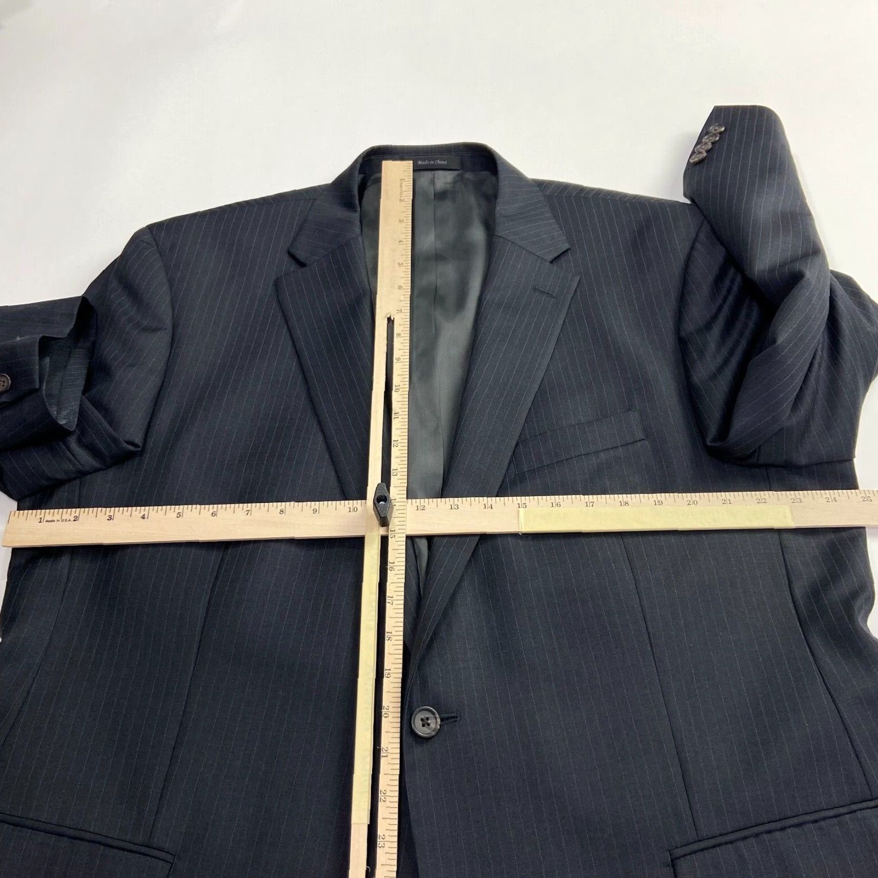 Ralph Lauren Lauren Ralph Lauren 48R Wool Blend Two Button Blazer Sport Coat Jacket Suit Jacket Size 48R - 7 Thumbnail