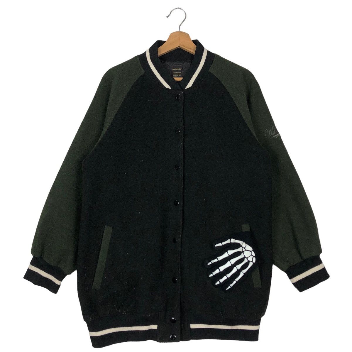 Japanese Brand 🔥90’s Vintage Varsity Jacket Rag Machine Big Logo Size US L / EU 52-54 / 3 - 2 Thumbnail