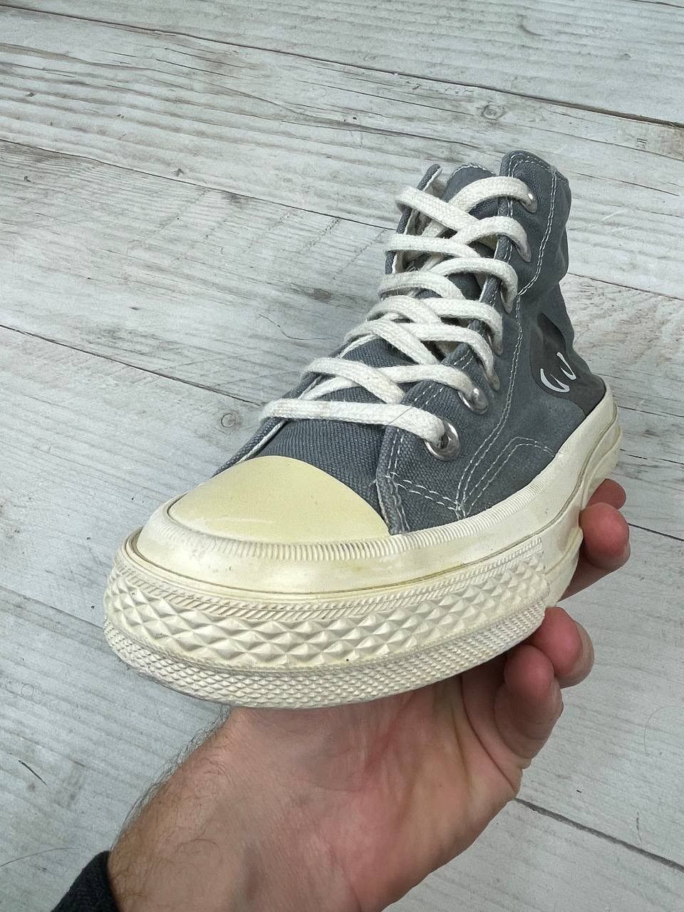 Comme des Garcons PLAY × Converse Comme des Garçons x Converse High Top CDG Sneakers Size US 6.5 / IT 36.5 - 13 Thumbnail