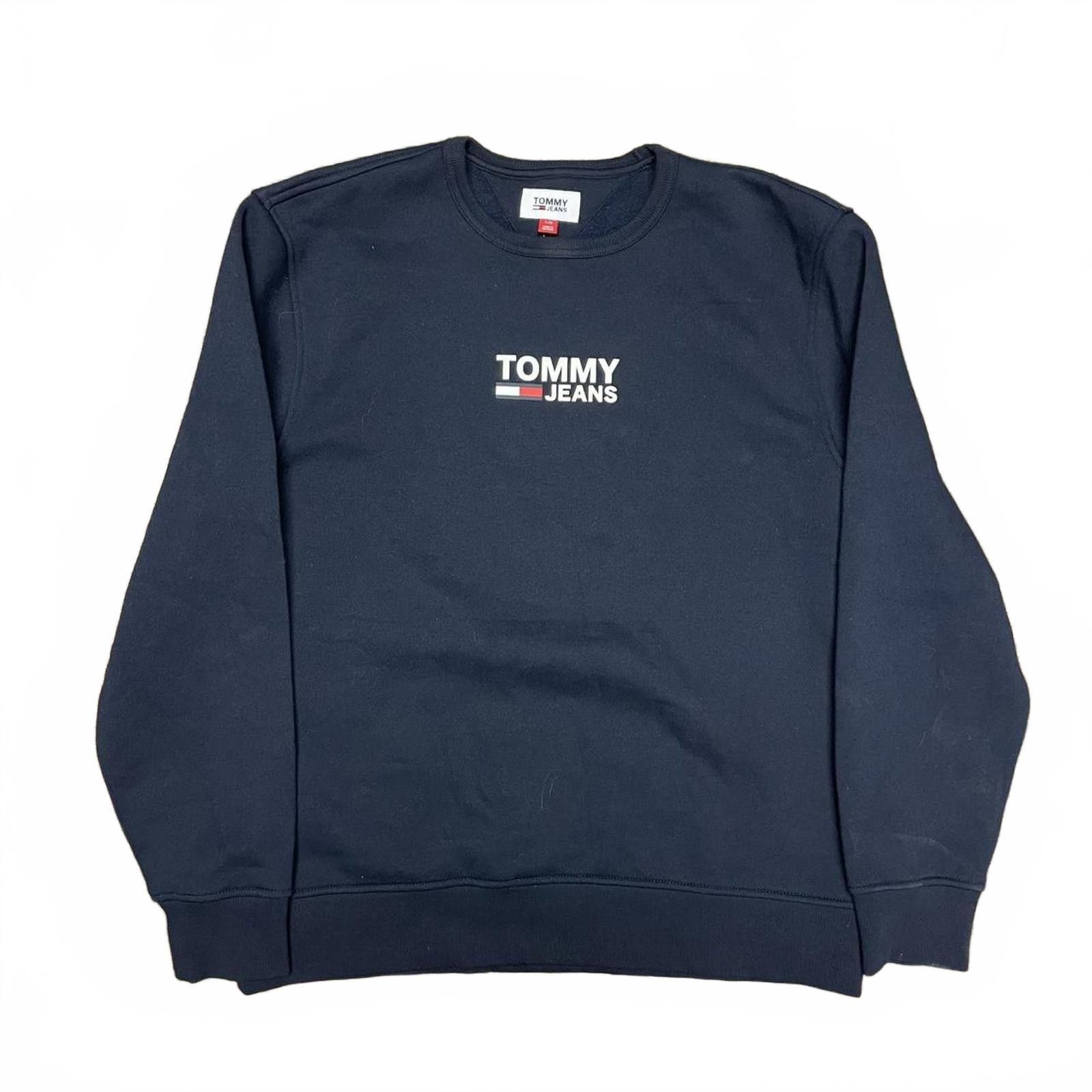 Tommy Hilfiger Tommy Hilfiger Crew-neck Navy Sweatshirt With Logo Graphic L Size US L / EU 52-54 / 3 - 1 Thumbnail