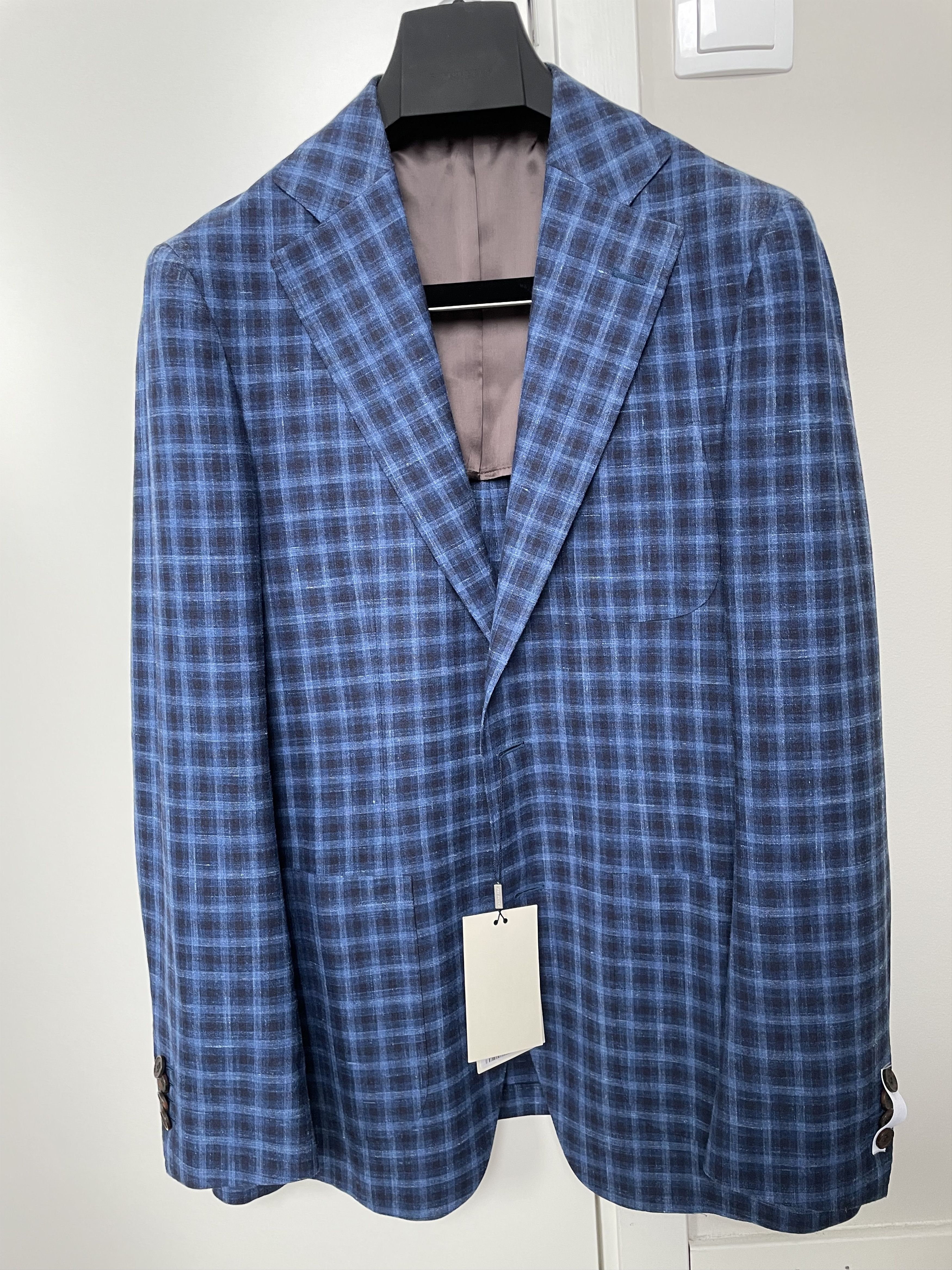 Suitsupply NWT Suitsupply blue check jacket, size 38R\EU48 Size 38R - 1 Thumbnail