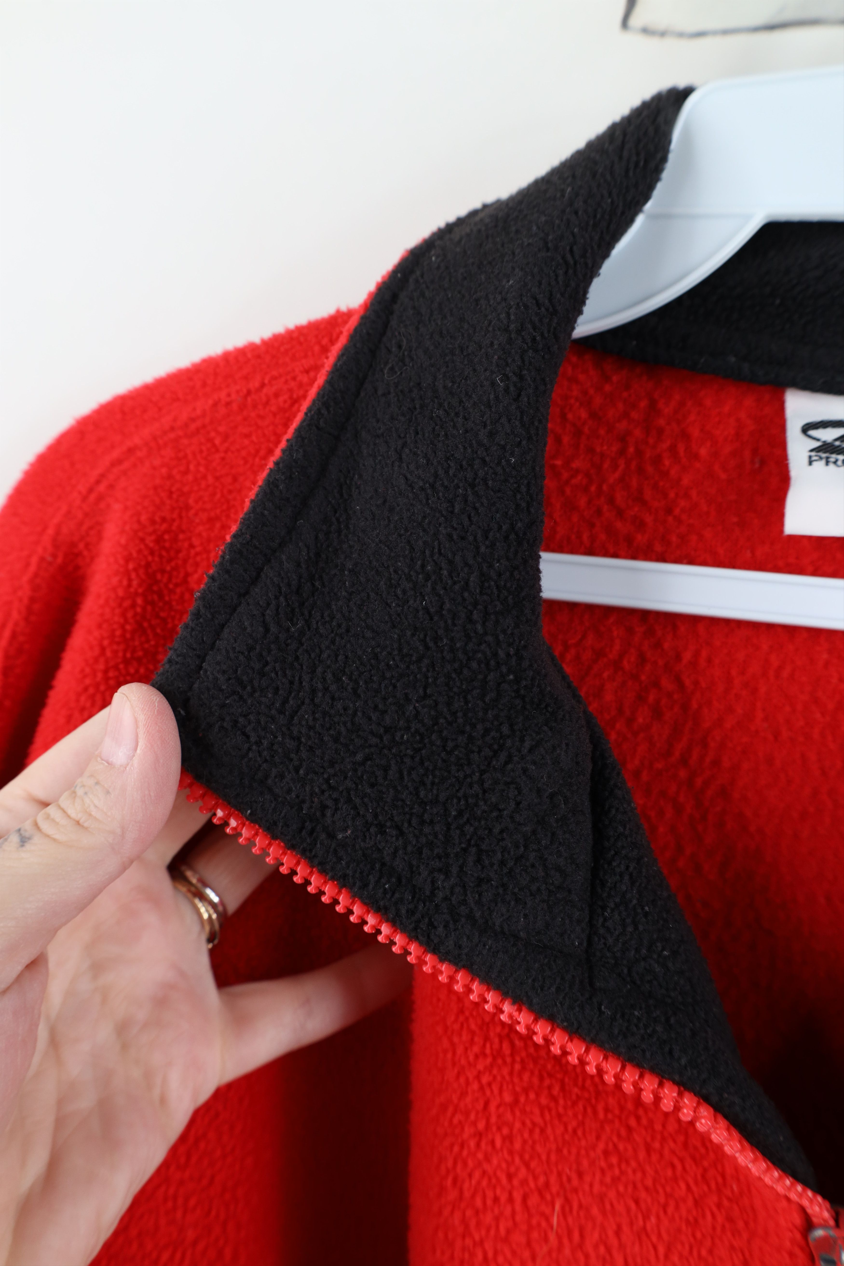 Vintage Vintage 90s Ohio State University Half Zip Fleece Sweater Size US L / EU 52-54 / 3 - 10 Thumbnail