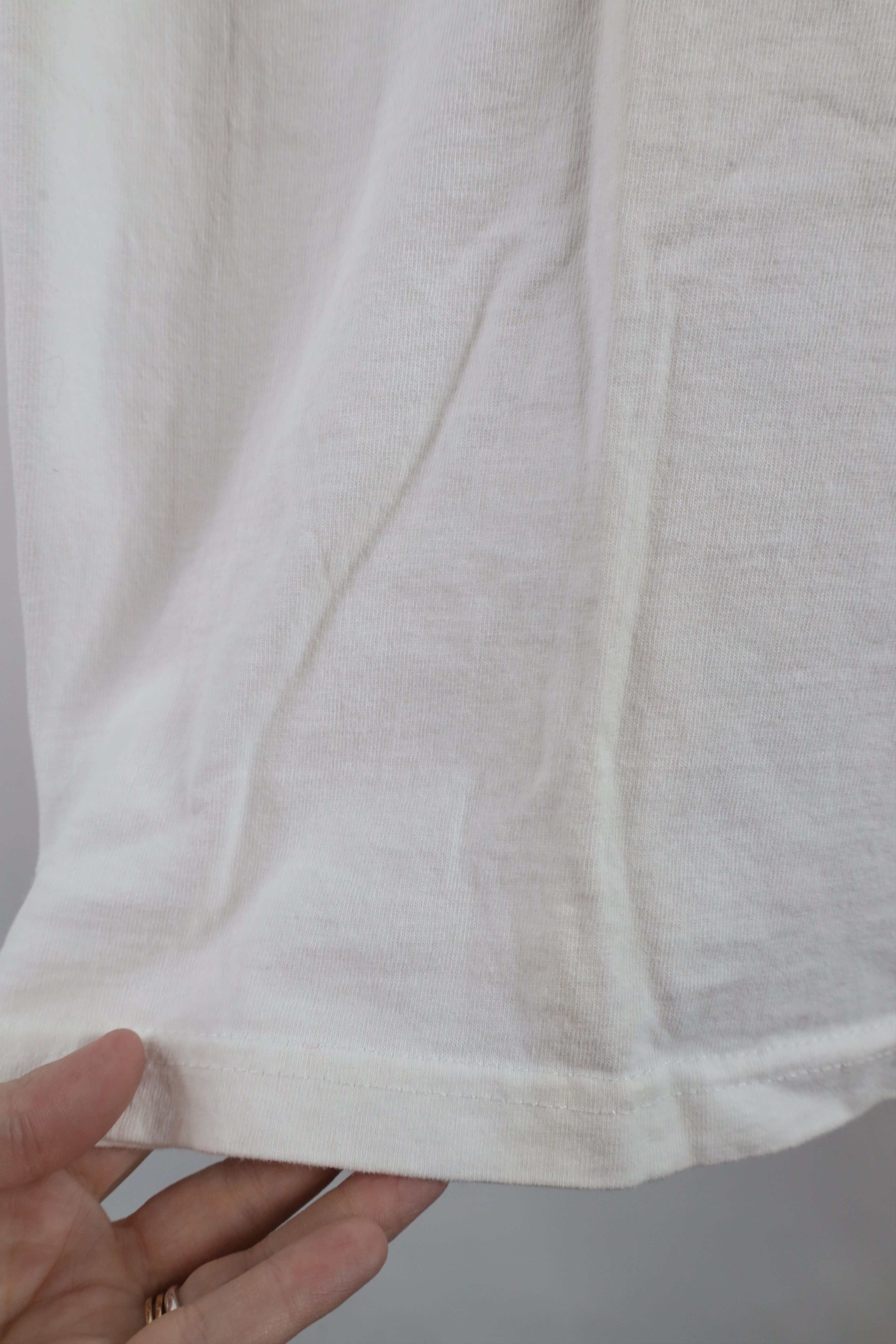 Vintage Vintage 90s Martial Arts America T-Shirt White Cotton Size US M / EU 48-50 / 2 - 6 Thumbnail
