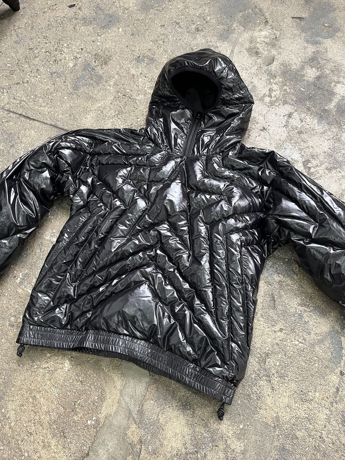 Bad Son Badson Black Star Puffer Jacket (unisex) Size US S / EU 44-46 / 1 - 4 Thumbnail