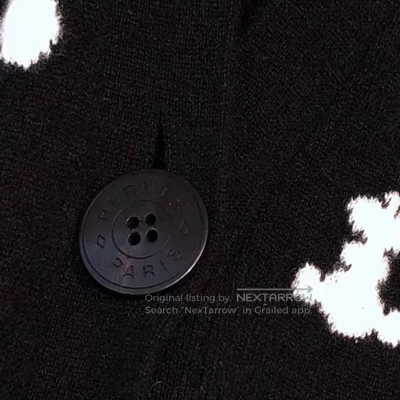 Hermes Hermes Knitted long top with star and snowman print in bla Size XS / US 0-2 / IT 36-38 - 6 Thumbnail