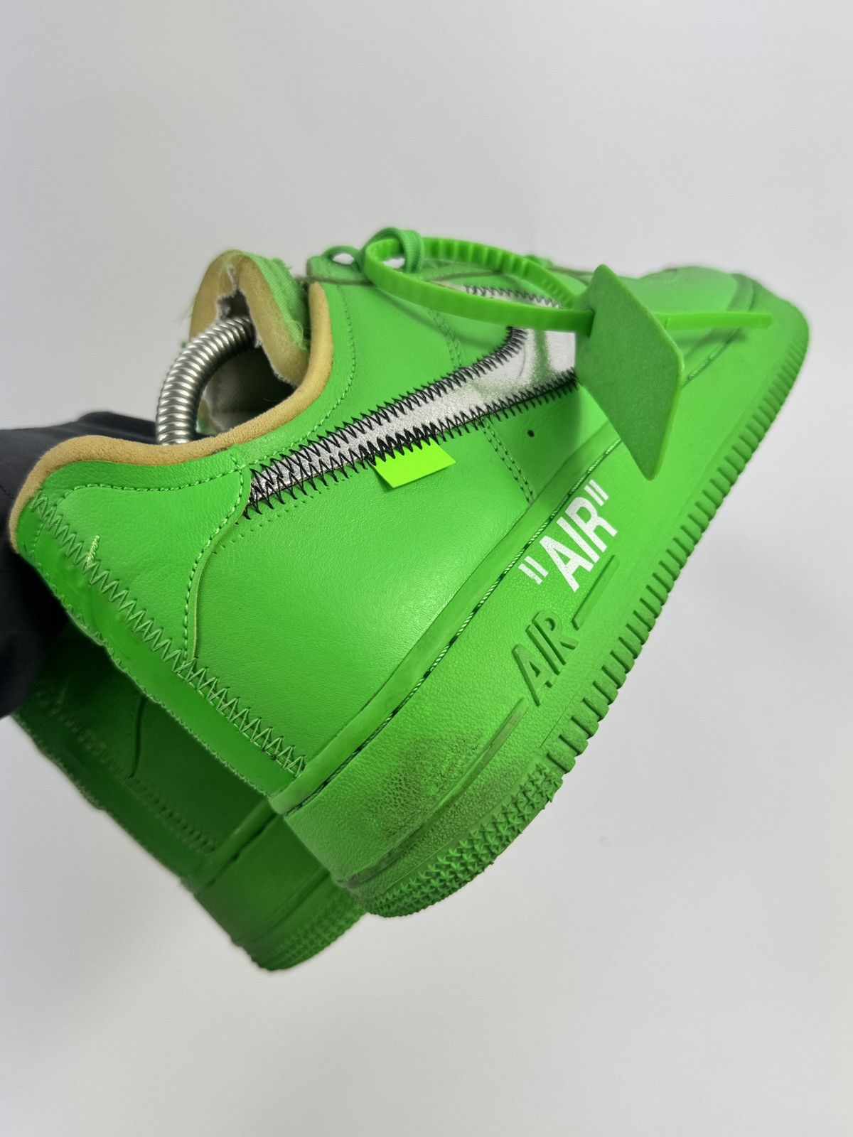 Nike AIR FORCE 1 x OFF-WHITE BROOKLYN Size US 9.5 / EU 42-43 - 4 Thumbnail