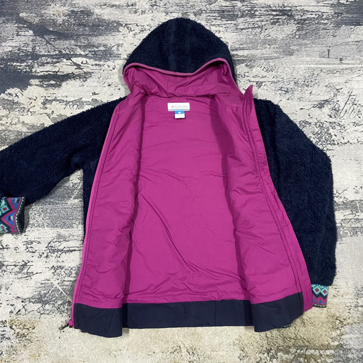 Columbia × Vintage Vintage Colombia Navajo Sherpa Zipper Hoodies Size US M / EU 48-50 / 2 - 7 Thumbnail