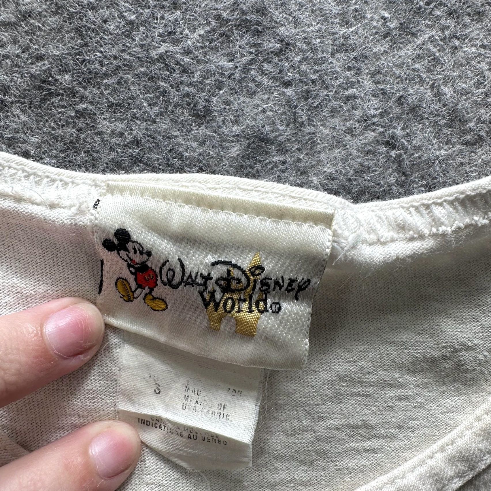 Disney VINTAGE Disney Shirt Mens S White Main Street USA Mickey Tank Magic Kingdom Size US S / EU 44-46 / 1 - 4 Thumbnail