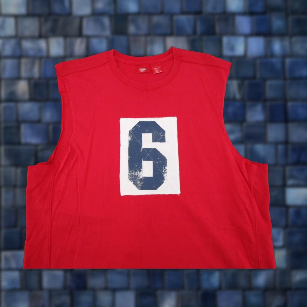 Mossimo VINTAGE Mossimo Supply Sleeveless Tank Top #6 Heavy Cotton Shirt L Red Men T-Shirt 90s Summer Size US L / EU 52-54 / 3 - 1 Thumbnail