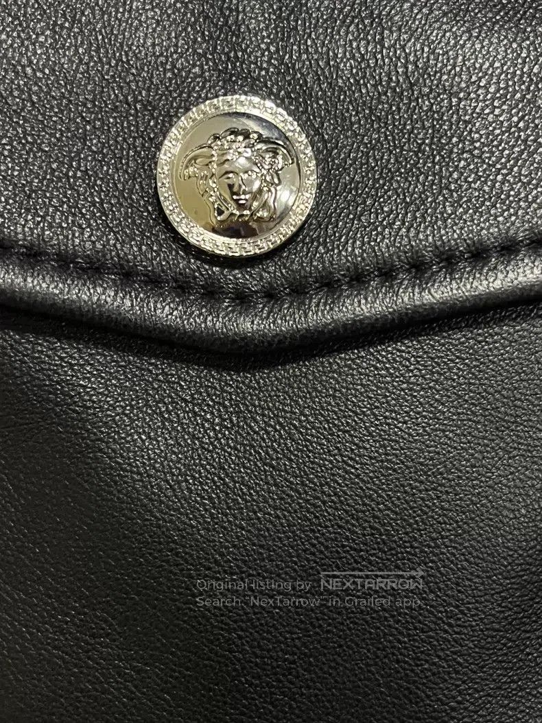 Versace Versace Leather coat Size US XXL / EU 58 / 5 - 6 Thumbnail