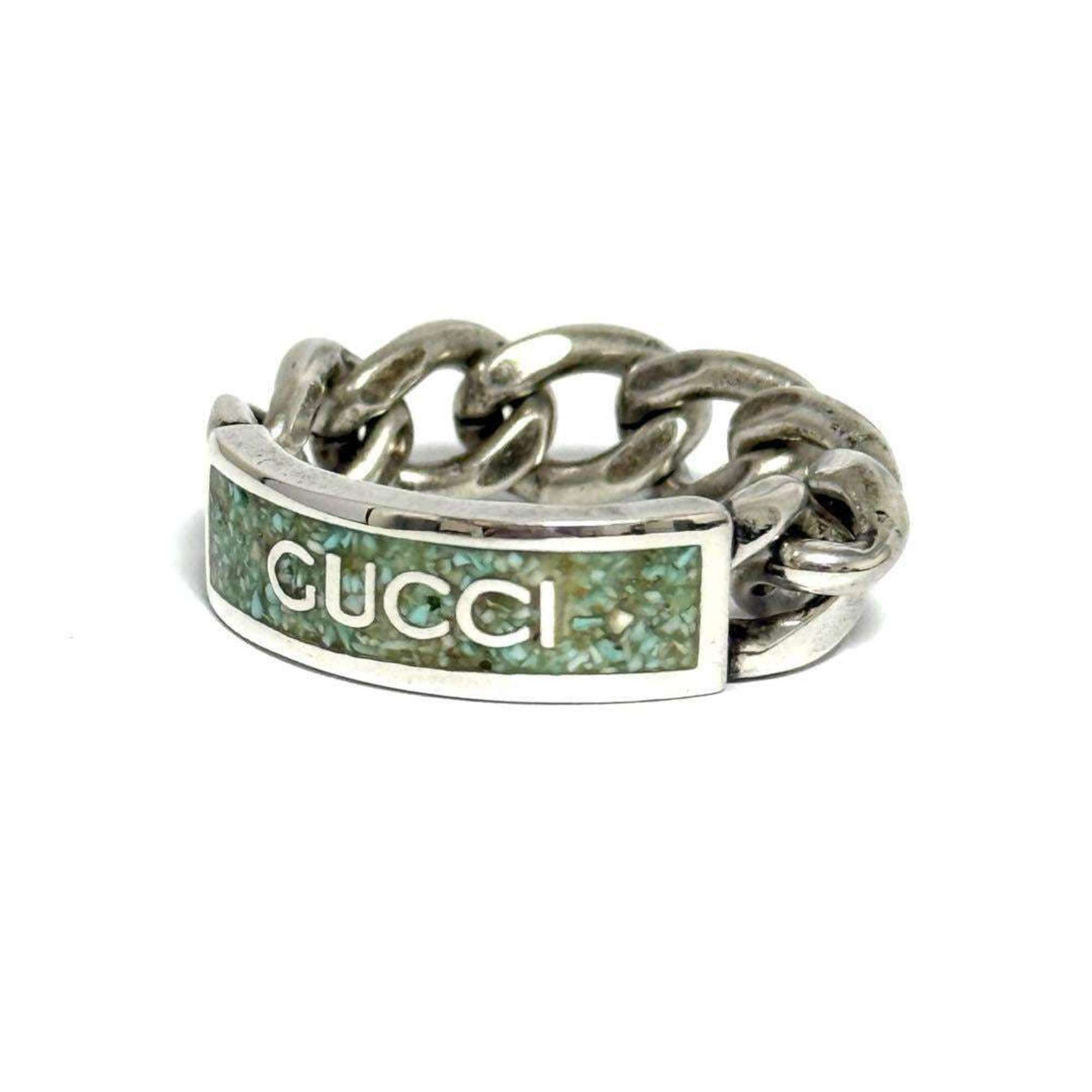 Gucci Gucci Men's Gourmet Chain Ring, 925 Silver Size ONE SIZE - 1 Thumbnail