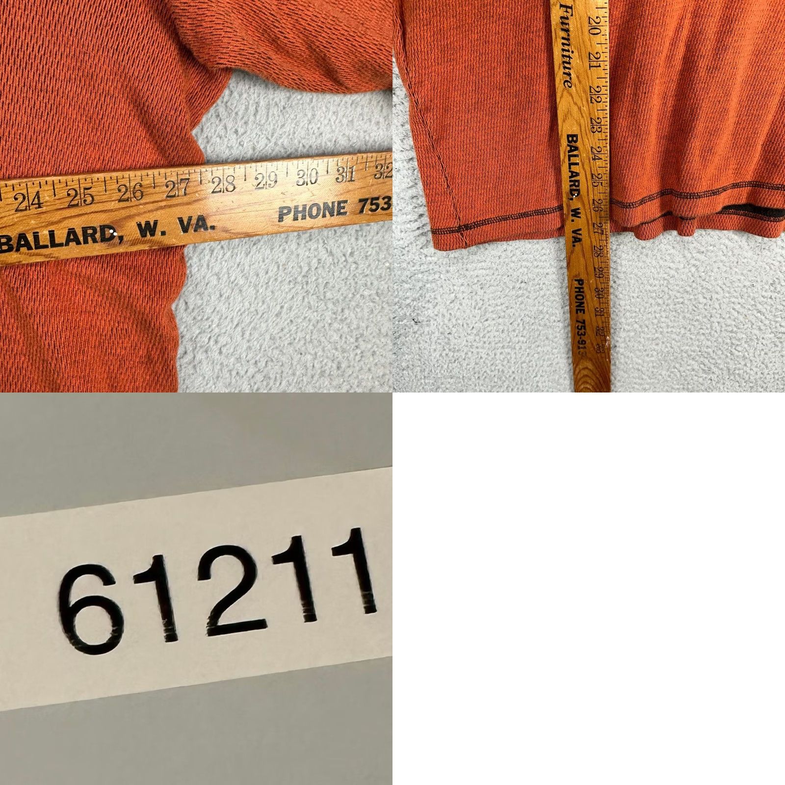 Harley Davidson Harley-Davidson Sweater Mens 2XL Orange Graphic Print Crew Neck Knit Pullover Size US XXL / EU 58 / 5 - 8 Thumbnail