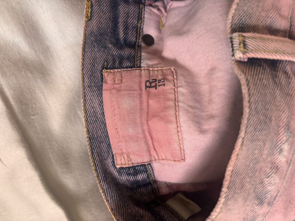 R13 R13 Pink Shredded Slouchy Denim Shorts Size 26" / US 2 / IT 38 - 5 Thumbnail