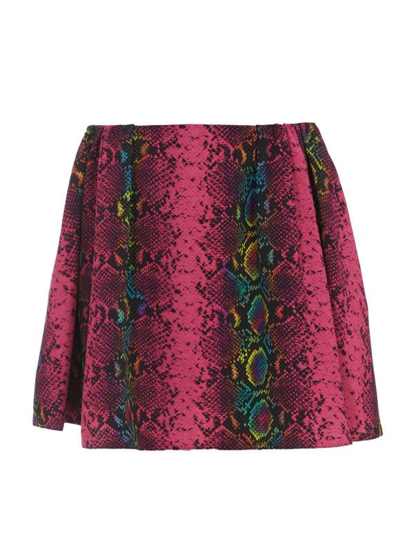 Versace o1y0226 Mini Skirt in Multicolor Size 26" / US 2 / IT 38 - 1 Thumbnail