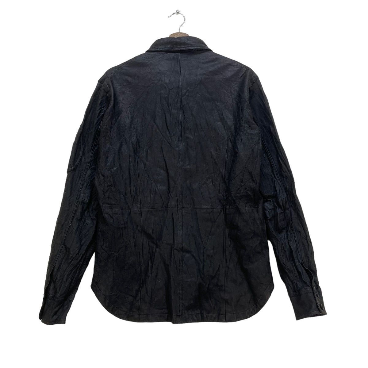 Genuine Leather Vintage Sheep Leather Sage De Cret jacket Size US M / EU 48-50 / 2 - 2 Thumbnail