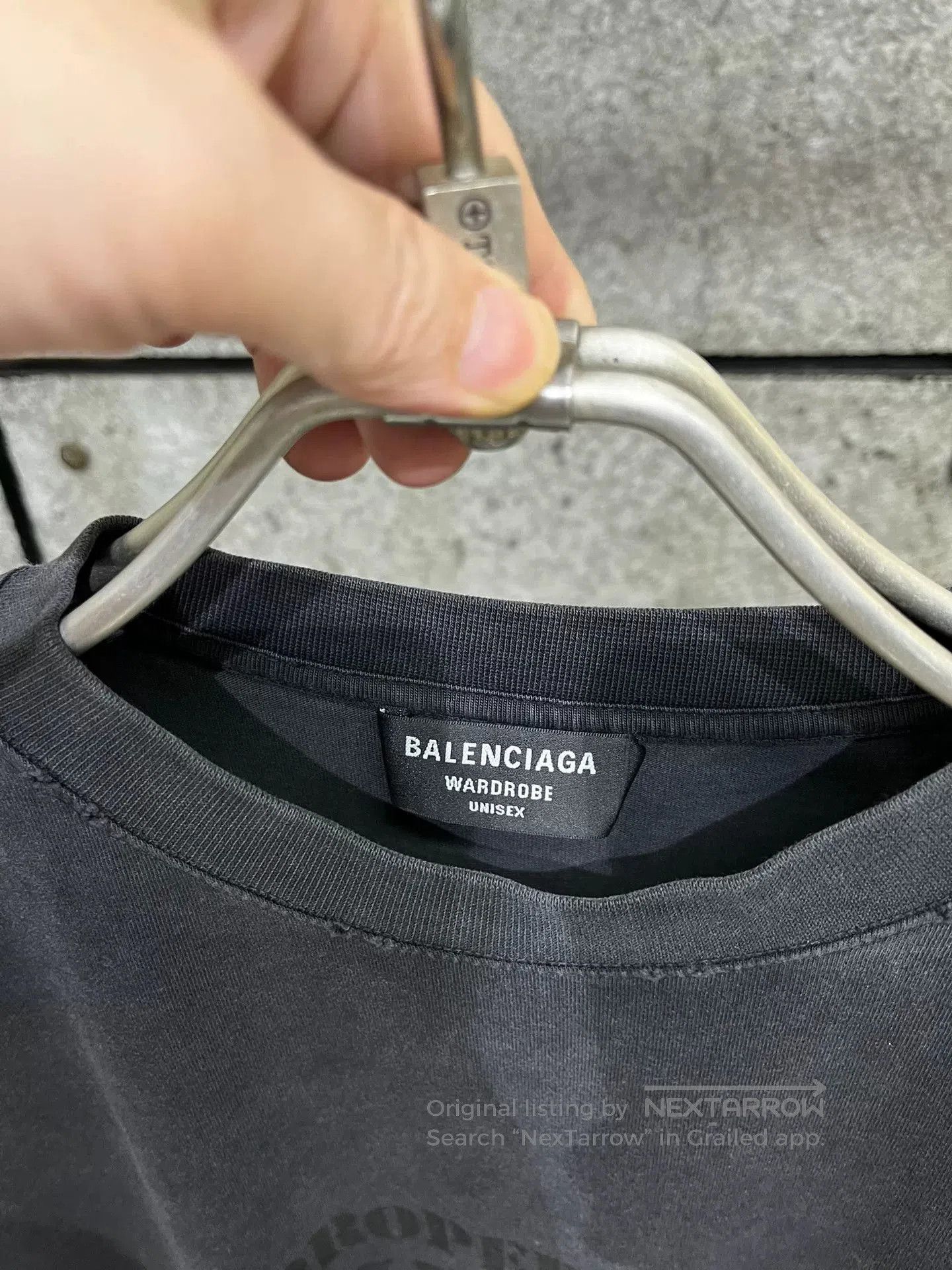 Balenciaga Balenciaga Design Team Black Distressed Tee M. Size US M / EU 48-50 / 2 - 3 Thumbnail
