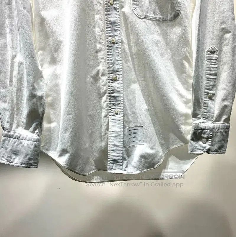 Thom Browne Thom Browne Classic White Cotton Dress Shirt . Size US M / EU 48-50 / 2 - 4 Thumbnail