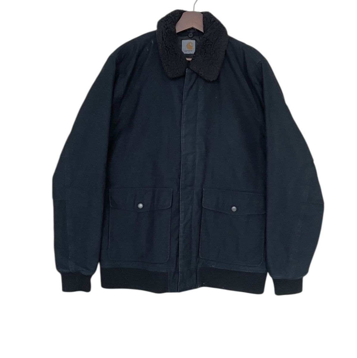 Carhartt × Vintage Vintage Brand Carhartt Fur Bomber Jacket 2000s Size US L / EU 52-54 / 3 - 1 Thumbnail