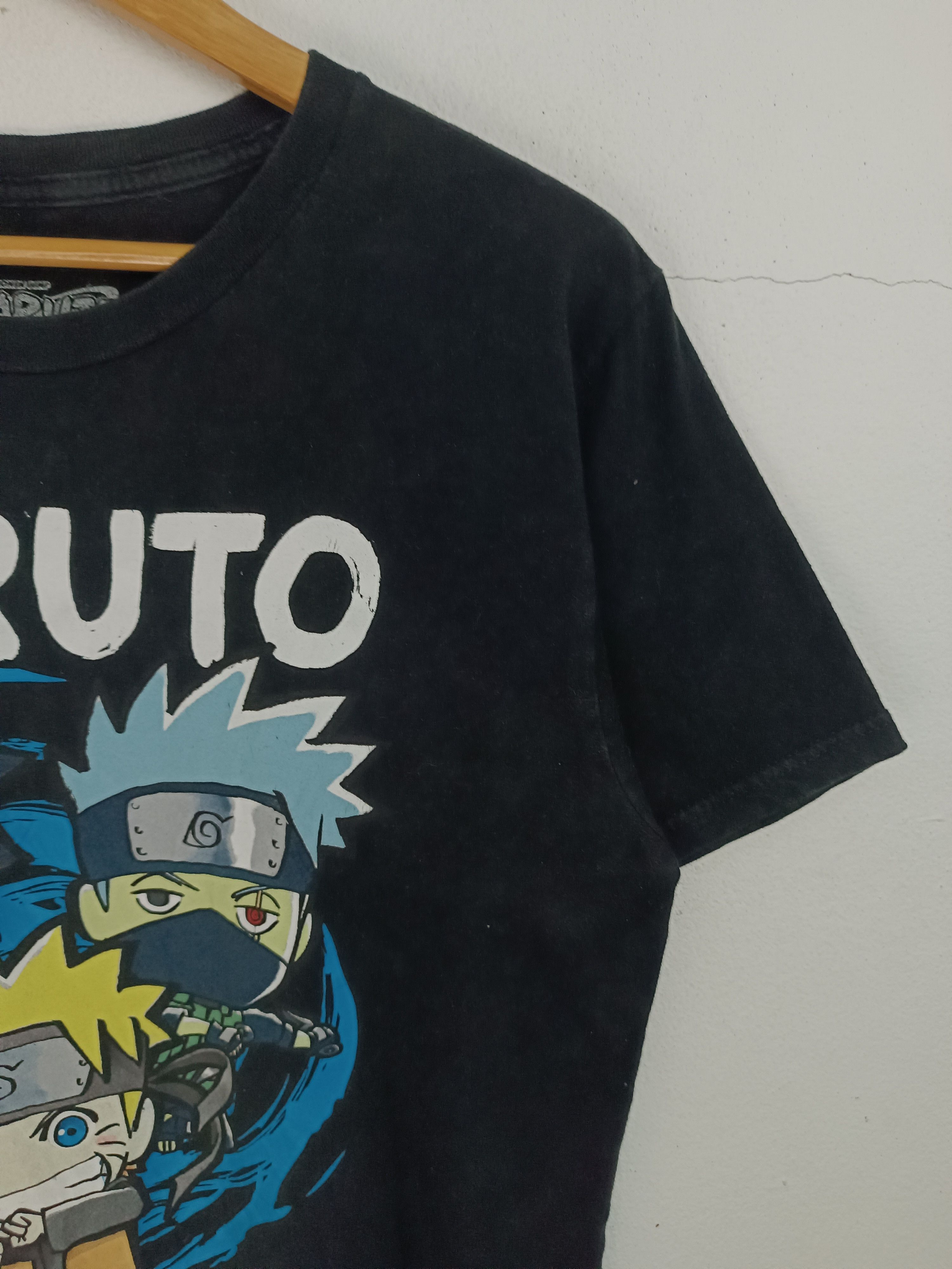 Anime VINTAGE NARUTO KAKASHI SASUKE LINEUP TEE bleach one piece Size US M / EU 48-50 / 2 - 6 Thumbnail