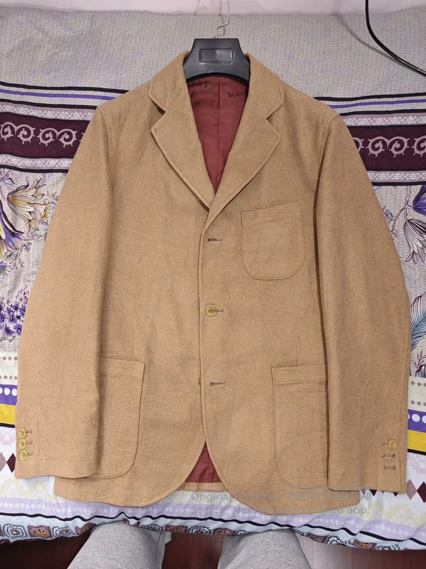 Japanese Brand Japanese Designer Beige Blazer Jacket. Size US L / EU 52-54 / 3 - 5 Thumbnail