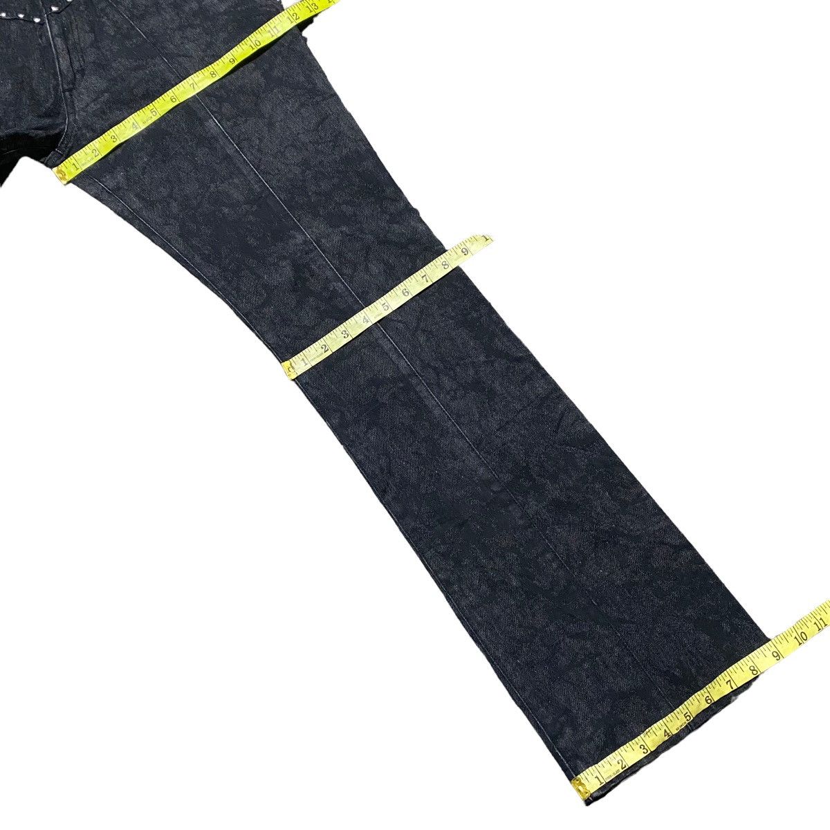 semanticdesign Semantic Design Fleur Denim Flare Jeans Studded Size US 30 / EU 46 - 17 Thumbnail