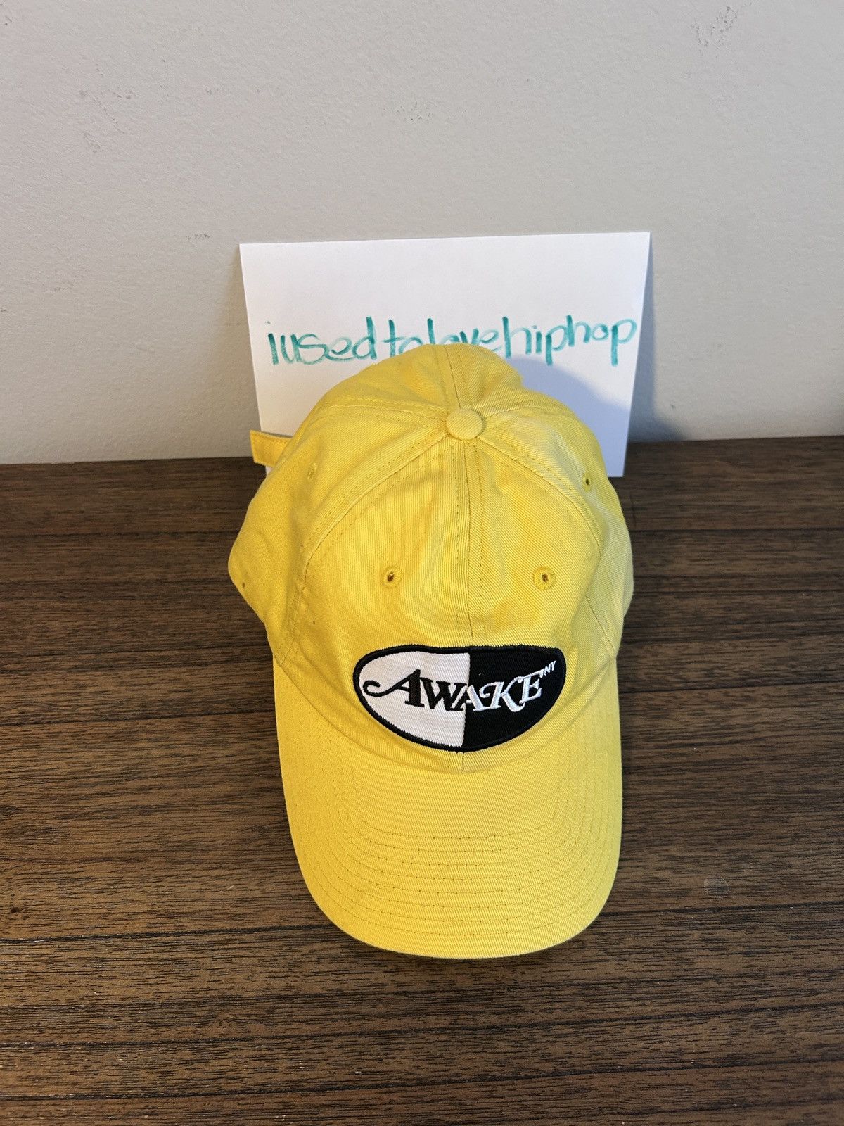 Awake NY Awake NY Hat Adjustable Classic Logo Yellow Size ONE SIZE - 1 Thumbnail