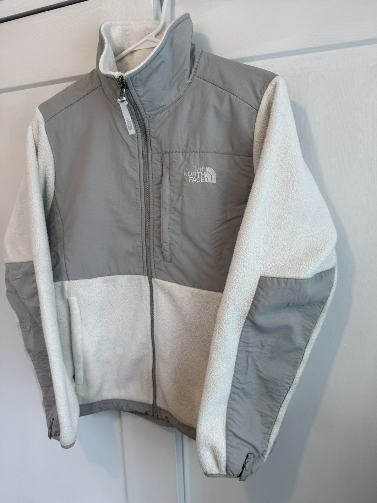 The North Face Vintage Y2k North Face white & grey Denali fleece jacket Size M / US 6-8 / IT 42-44 - 3 Thumbnail