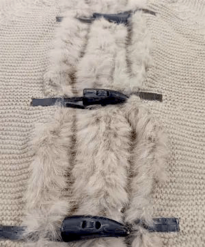 Japanese Brand × Le Grande Bleu (L.G.B.) VICKY Faux Fur Knit Toggle Design Mohair Duffle Jacket Size US L / EU 52-54 / 3 - 20 Thumbnail